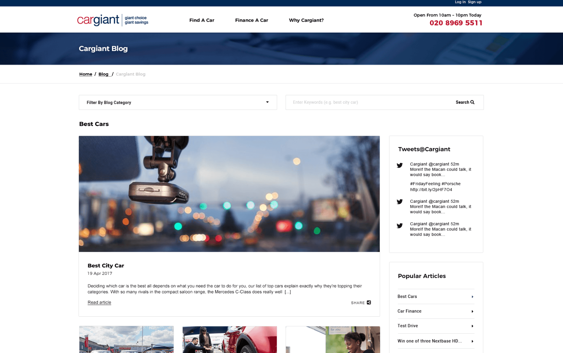 Horizontal versus vertical search form