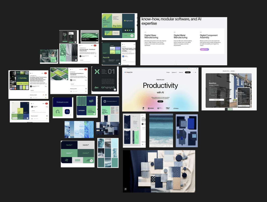 Visual identity exploration - moodbooard