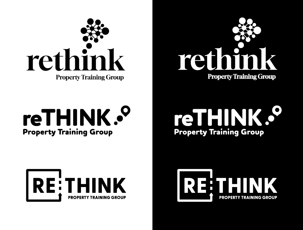 Initial Rethink logo exploration