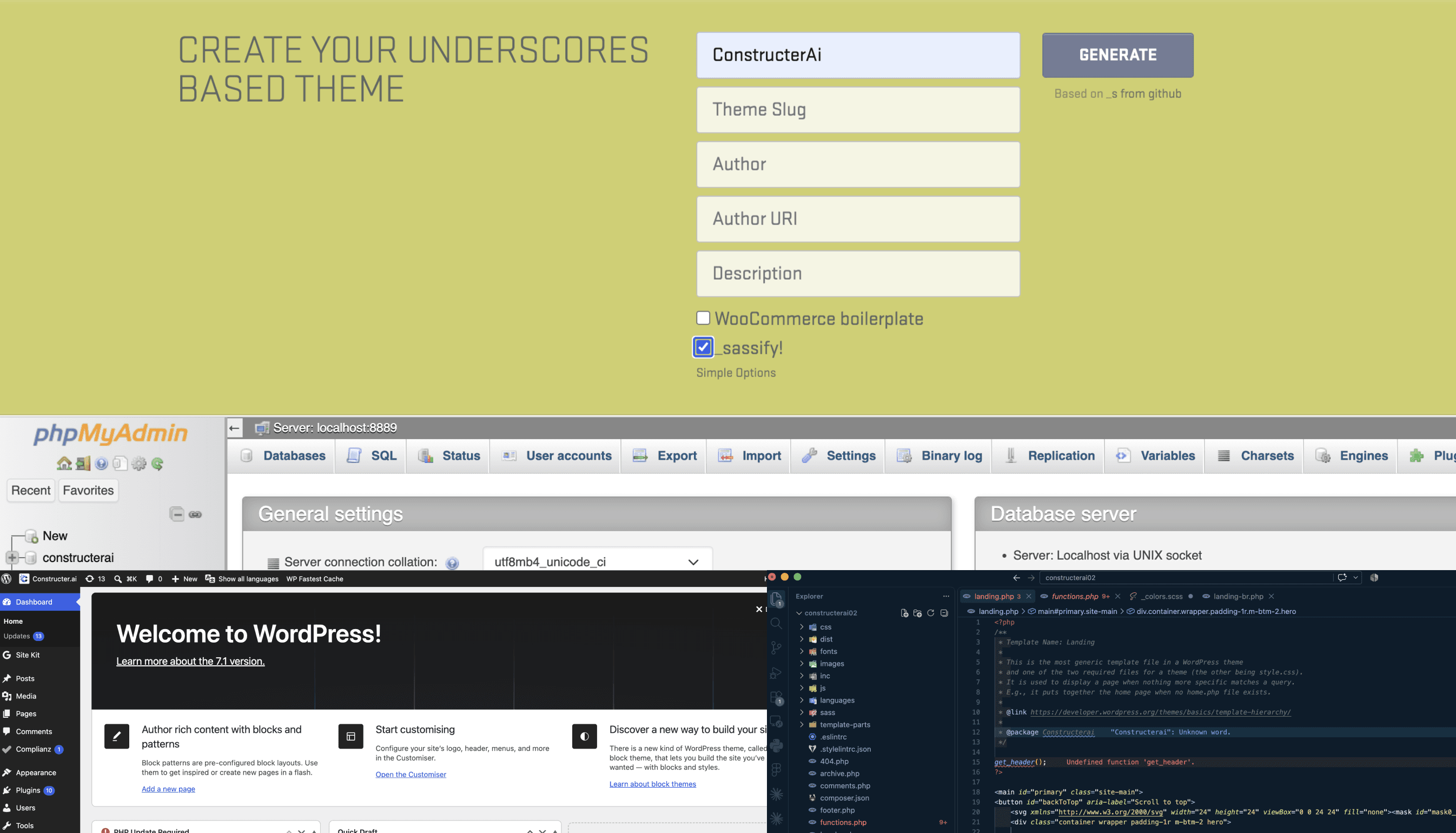 Wordpress development